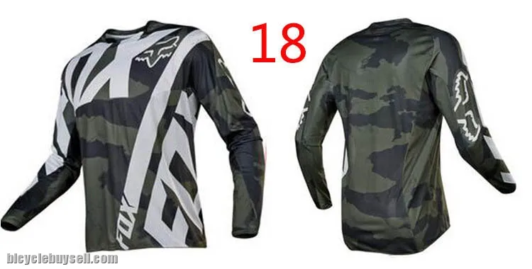 fox racing jersey cycling for downhill MTB XC enduro with cool tech fabric