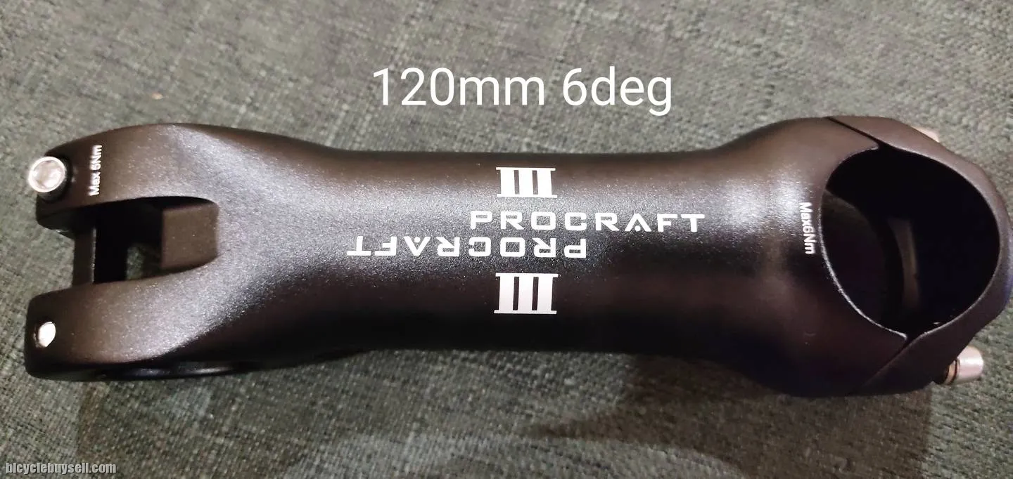 Stems Procraft 120mm 6 degree