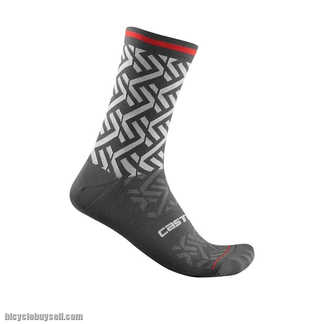 CASTELLI TIRAMOLLA 15 SOCK CYCLING SOCKS MADE IN ITALY
