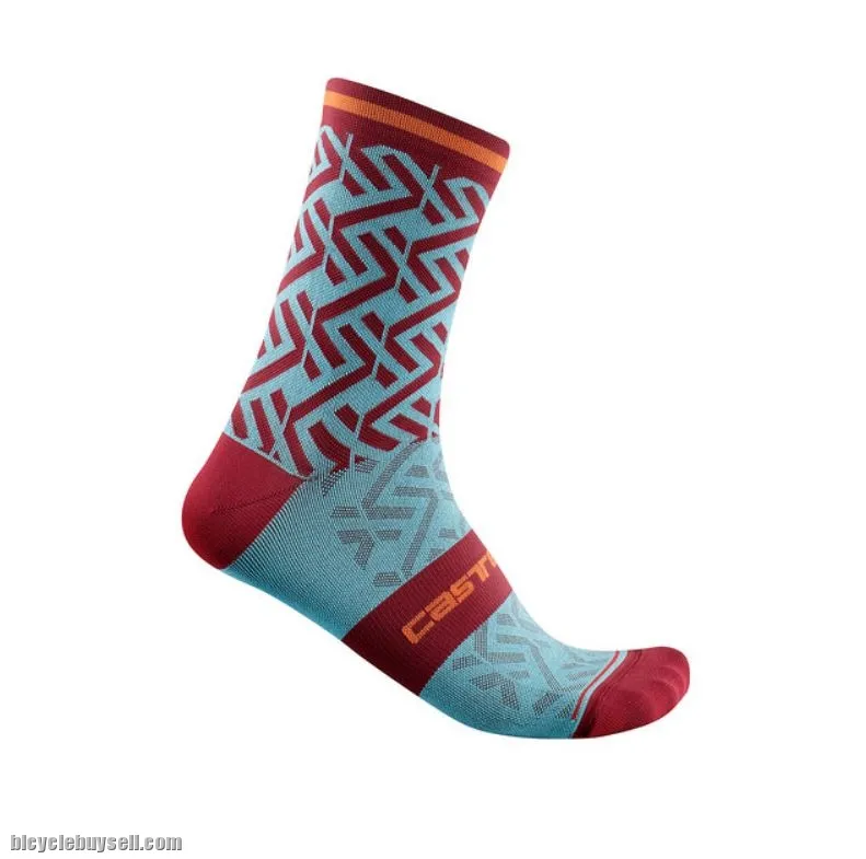CASTELLI TIRAMOLLA 15 SOCK CYCLING SOCKS MADE IN ITALY
