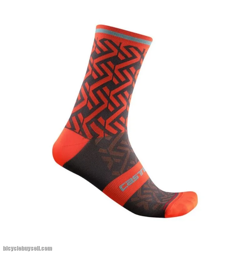 CASTELLI TIRAMOLLA 15 SOCK CYCLING SOCKS MADE IN ITALY