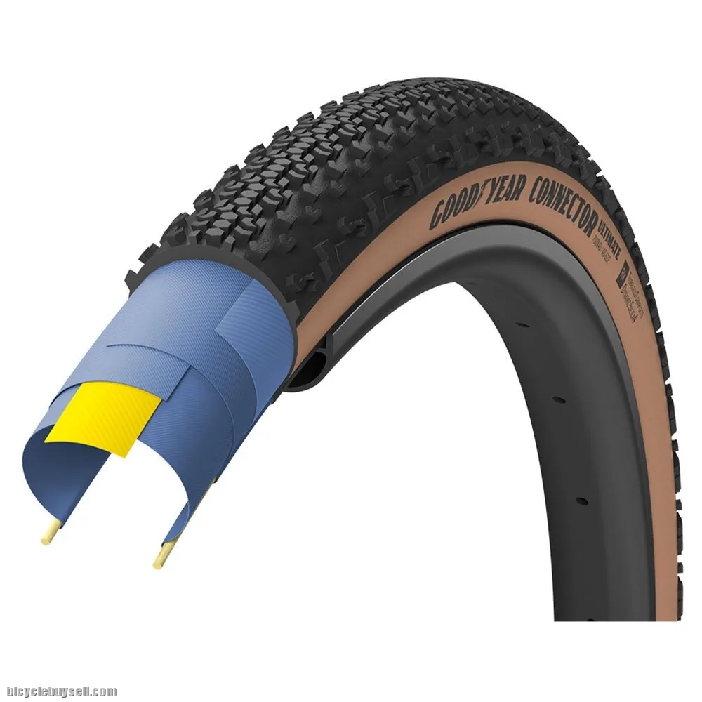 Goodyear Connector Ultimate 120 TPI TLC 700 Tubeless Gravel Tyre 700X40C / 29X1.50 Tubeless Ready