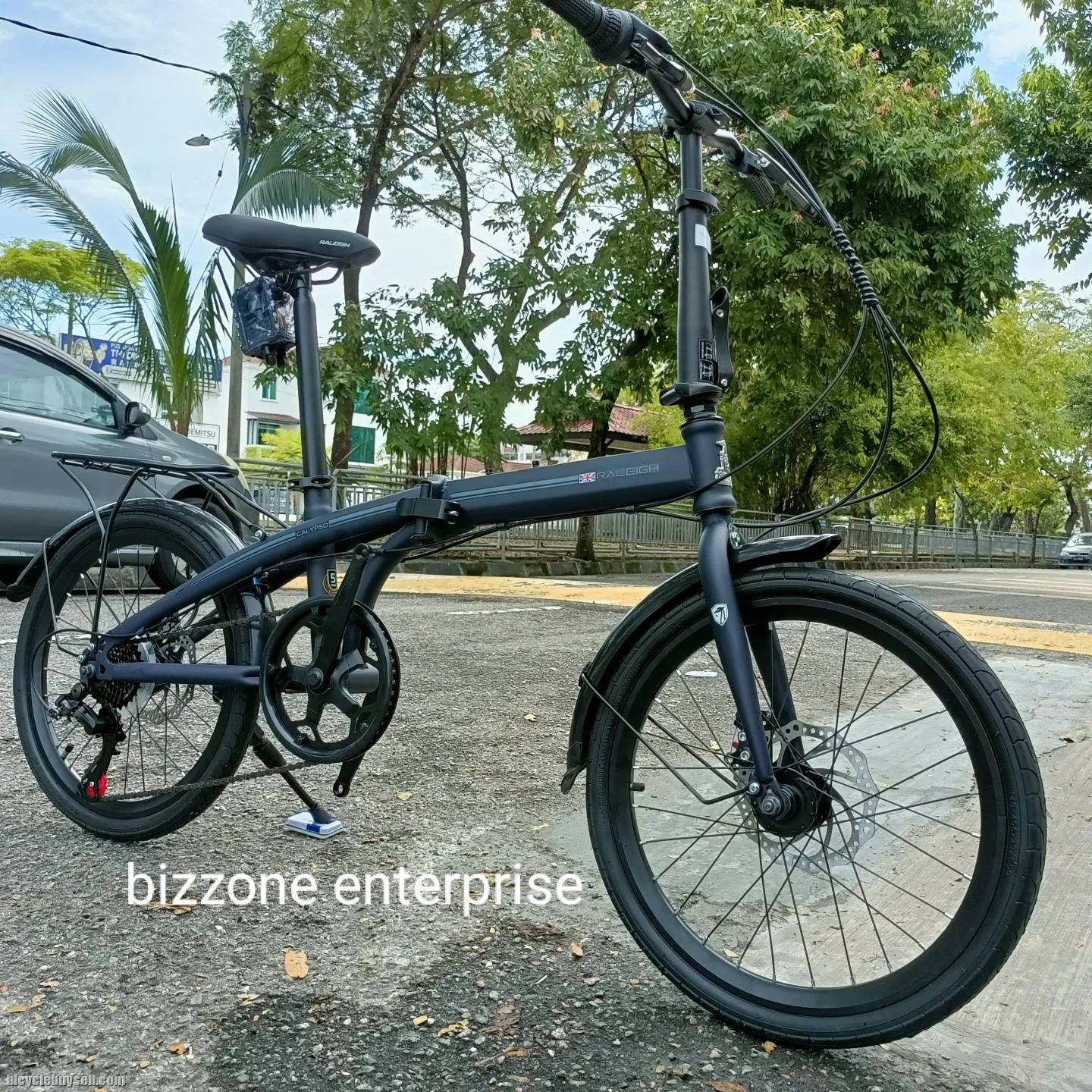sale!! 20â€ raleigh calyspo 7sp shimano folding bike basikal lipat