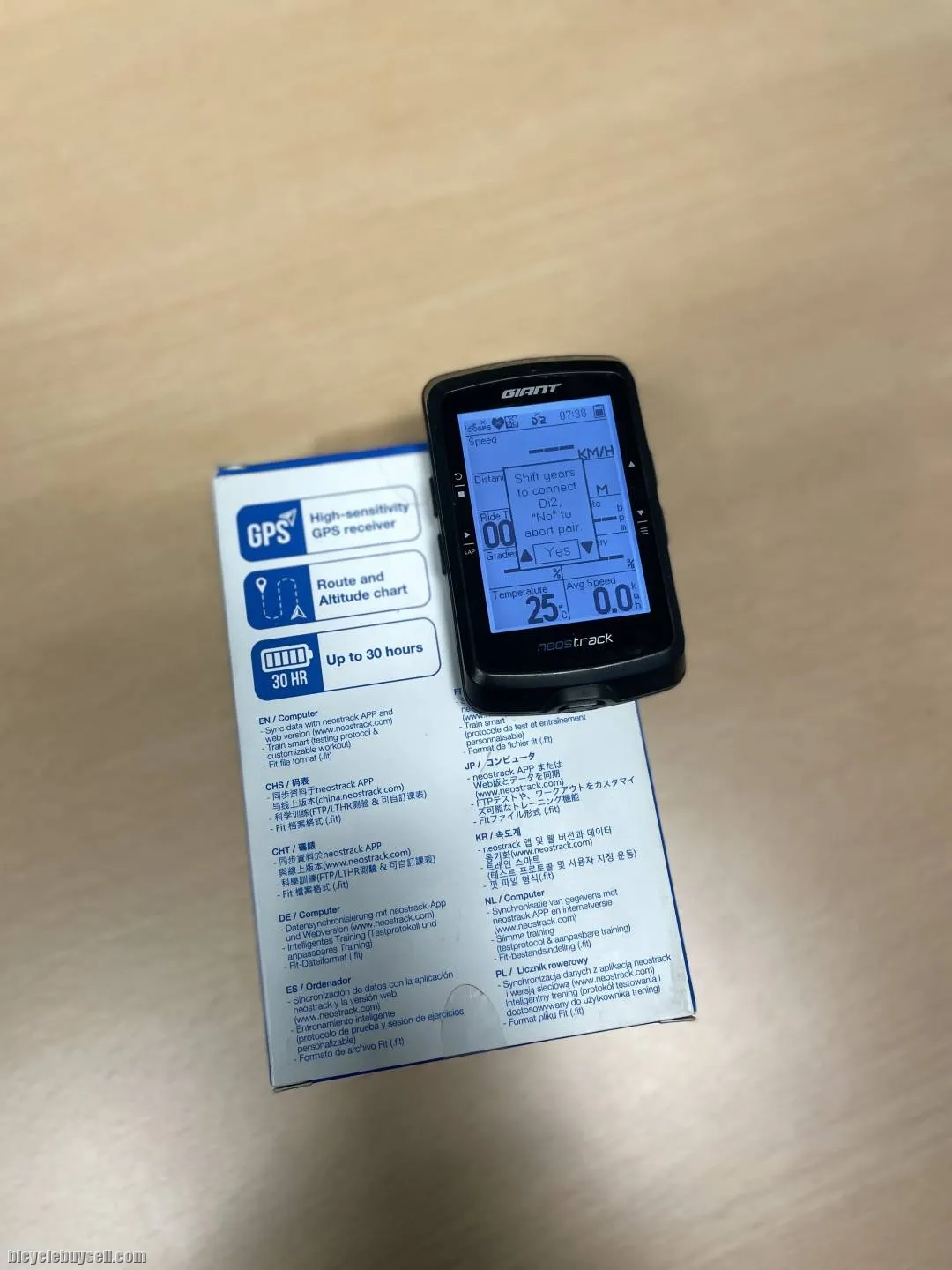 [SOLD] Giant neostrack gps
