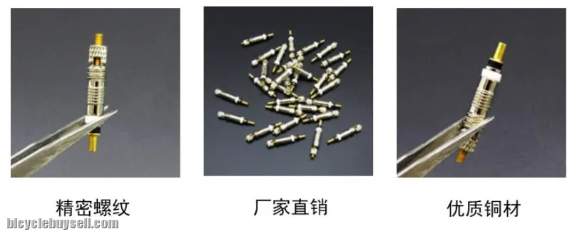 Bicycle Presta Valve Core Tyre Valve Core Schrader Valve Core Tubeless Road Bike MTB Bike (Sliver)