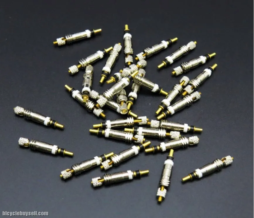 Bicycle Presta Valve Core Tyre Valve Core Schrader Valve Core Tubeless Road Bike MTB Bike (Sliver)