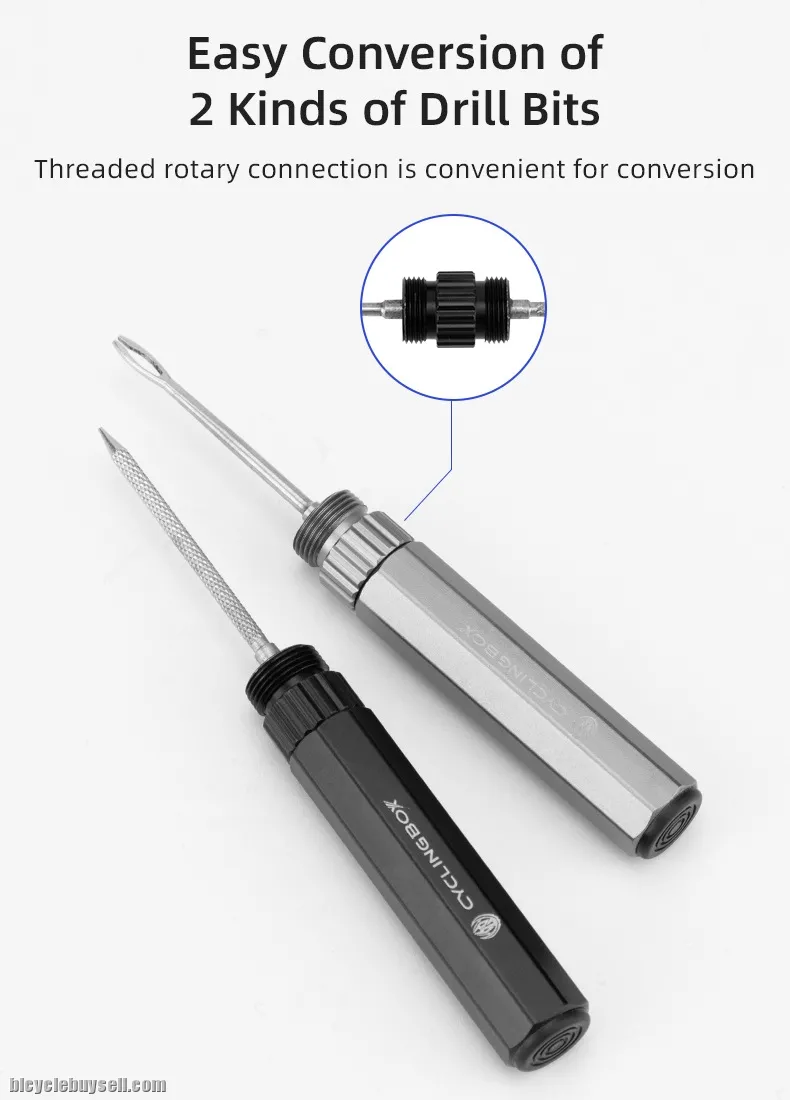 Mini Tubeless Bike Tire Repair Kit Ultralight Basikal Tayar Repair tool Tyre Repair Kit for Mountain