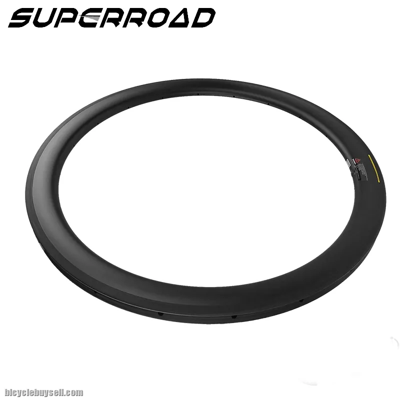 UD Matte 700C 50mm Carbon Fiber Road Bike Tubular Rims