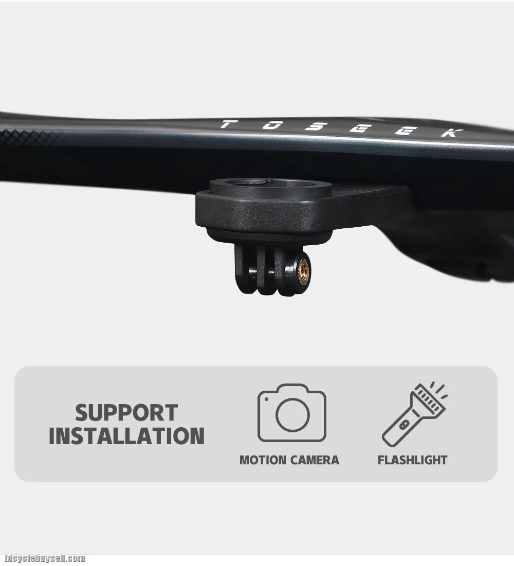 TOSEEK TR5500 Carbon Road Integrated Handlebar 28.6mm With Bike Computer Holder