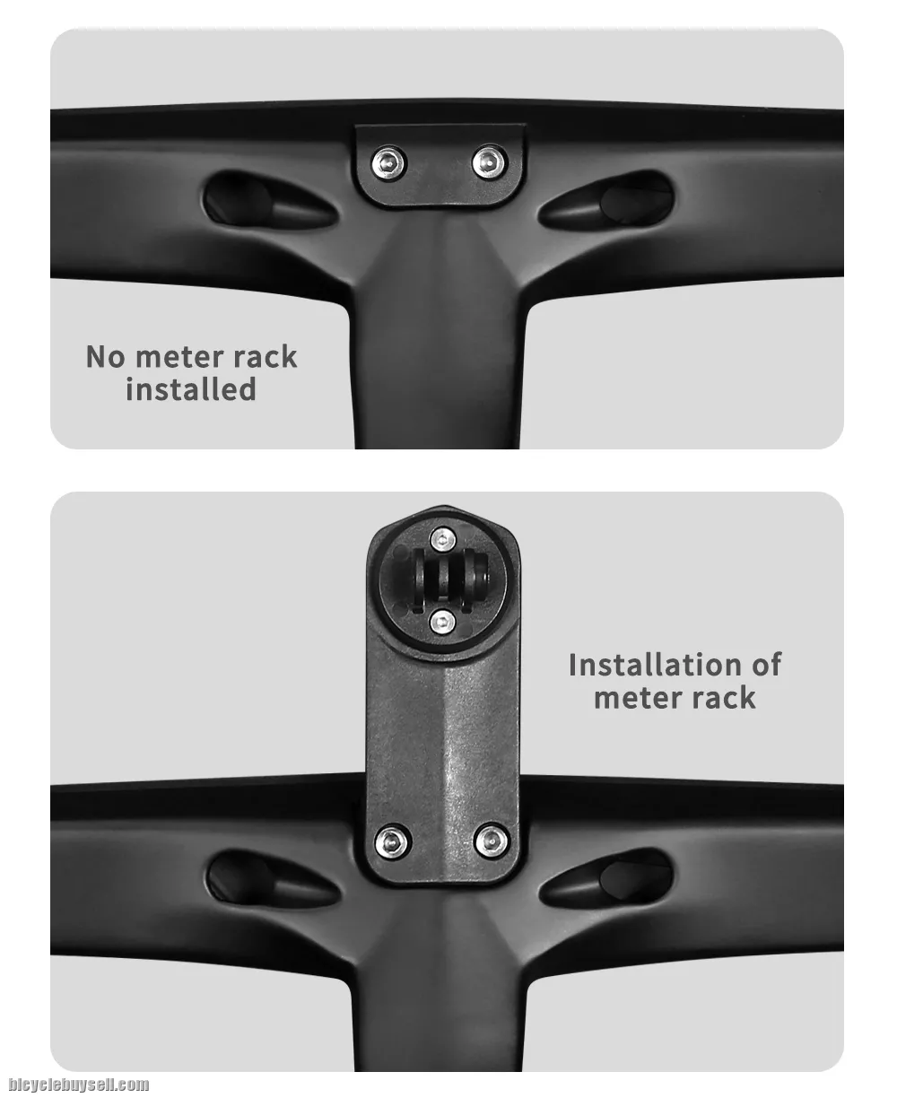 TOSEEK TR5500 Carbon Road Integrated Handlebar 28.6mm With Bike Computer Holder