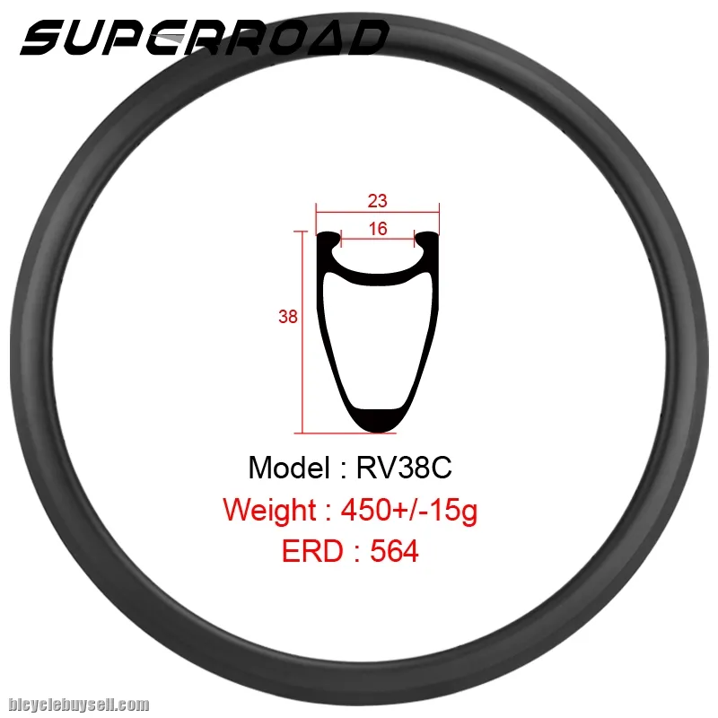 Toray Carbon Fiber Clincher Rims For Road Bike Rim 700C