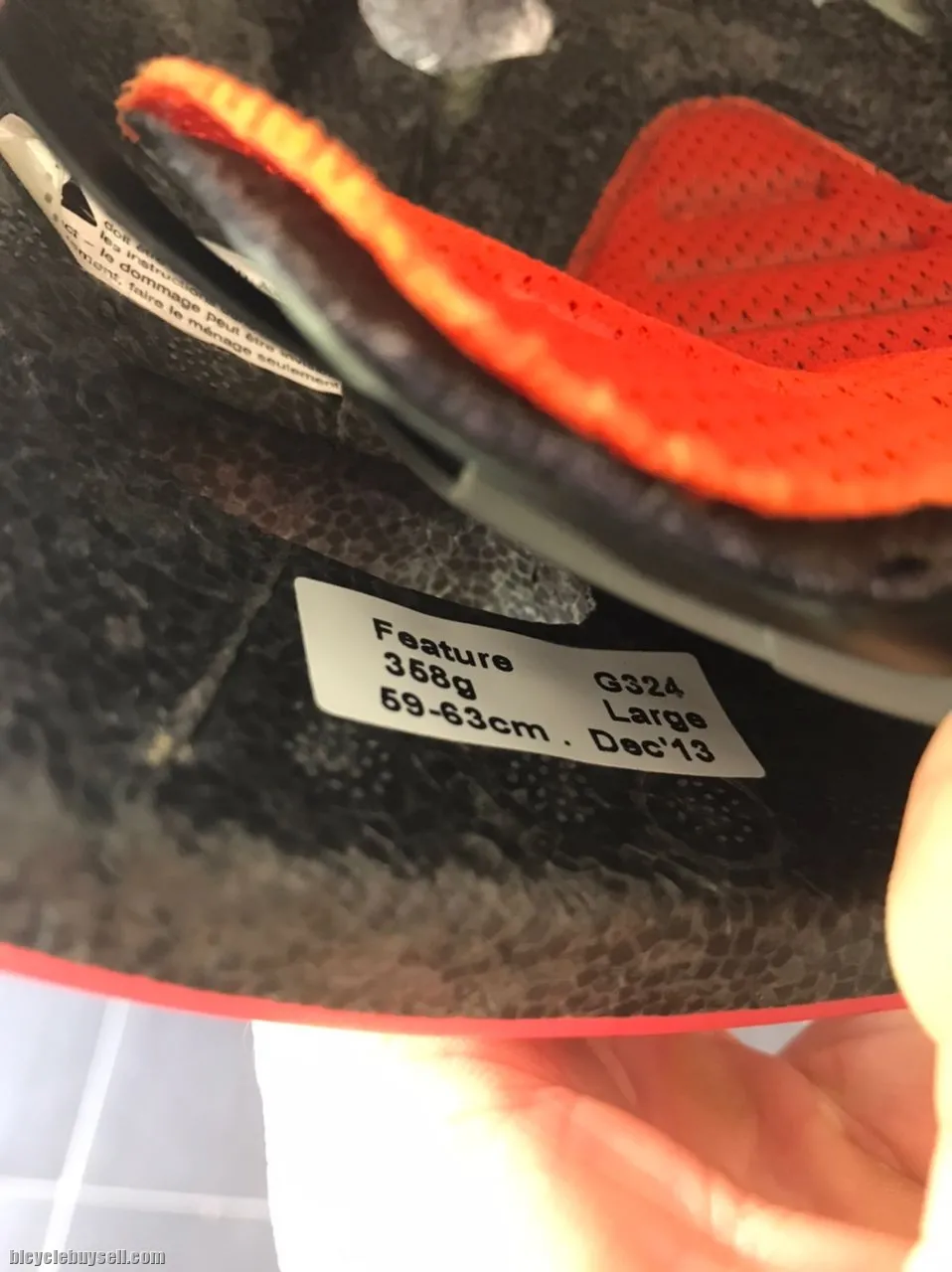 GIRO FEATURE HELMET FOR SALE (LARGE) USED
