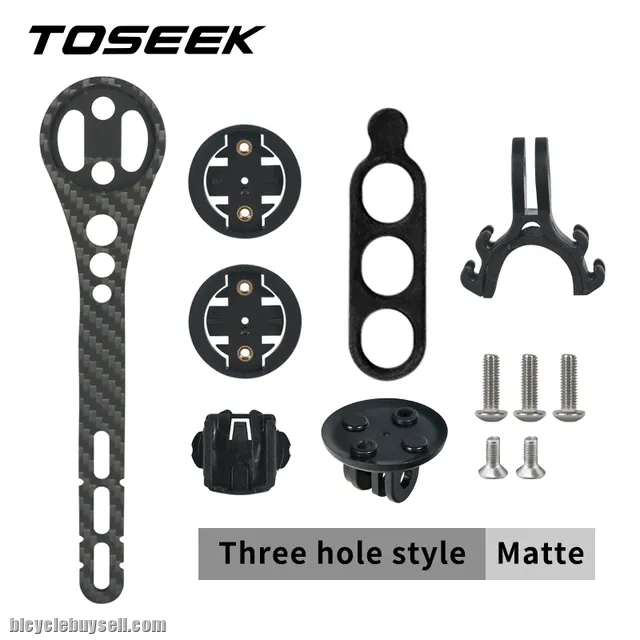 Toseek Stem Mount Holder Bike Support Out Front For Aero Handlebar Integrated Extender Garmin Cateye