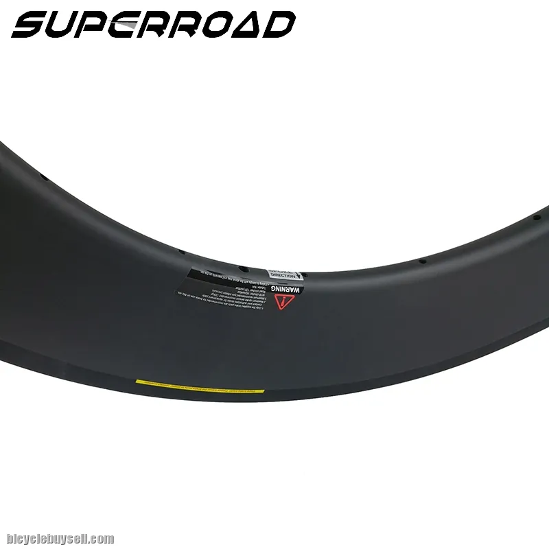 Custom 88mm Carbon Road Track Triathlon Bike Tubular Rim