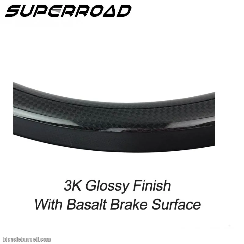 700C 30mm Toray Carbon Fiber Road Bike Tubular Rims