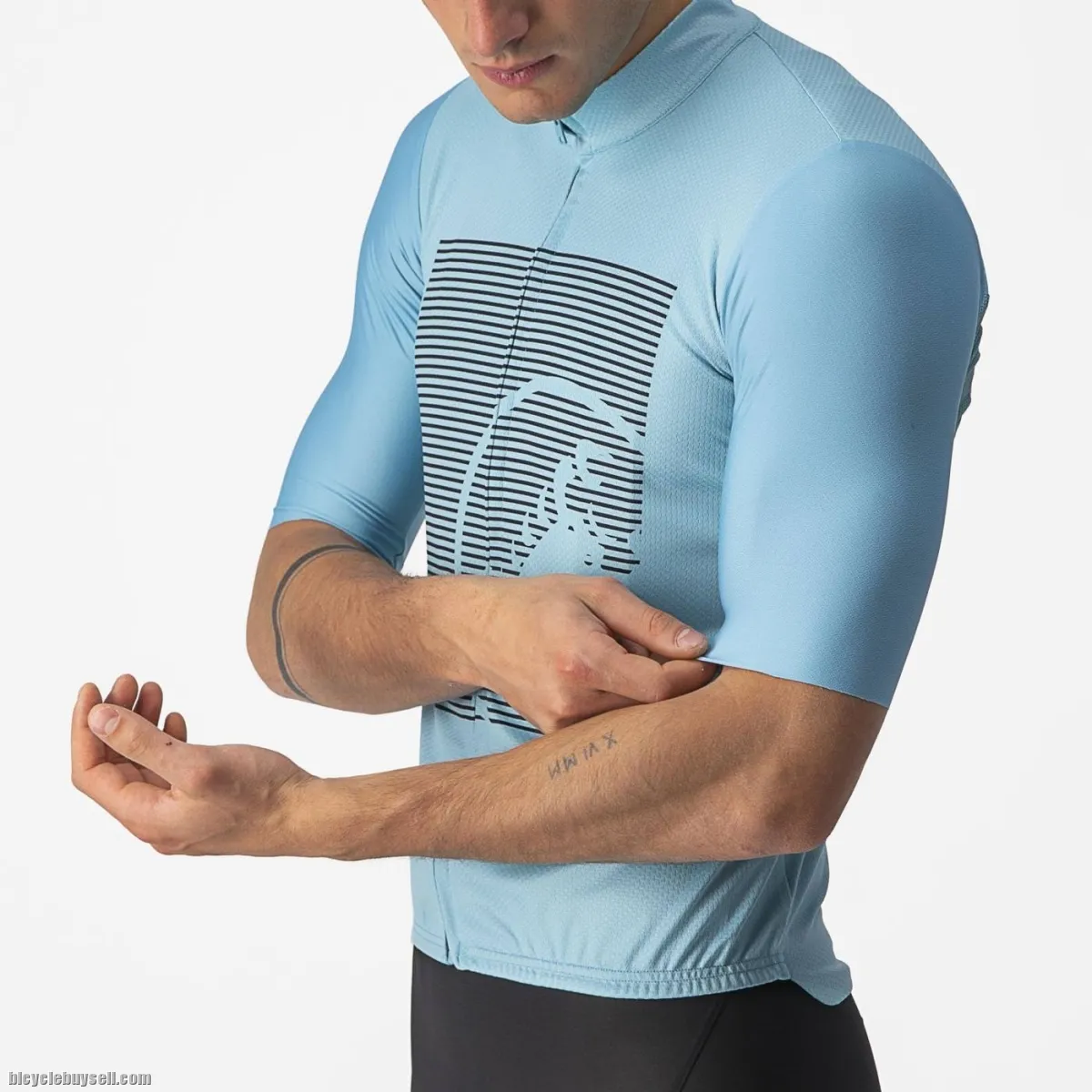 CASTELLI BAGARRE JERSEY CYCLING JERSEY COMFORT ORIGINAL WITH BARCODE