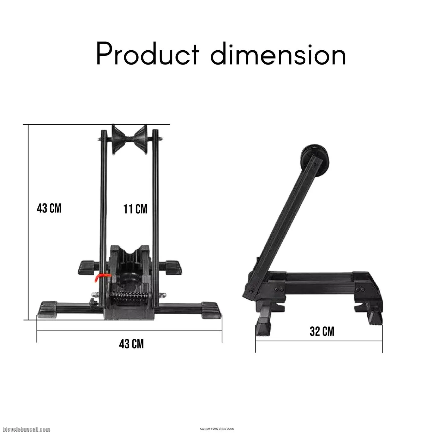 Foldable Lineup Bike Stand
