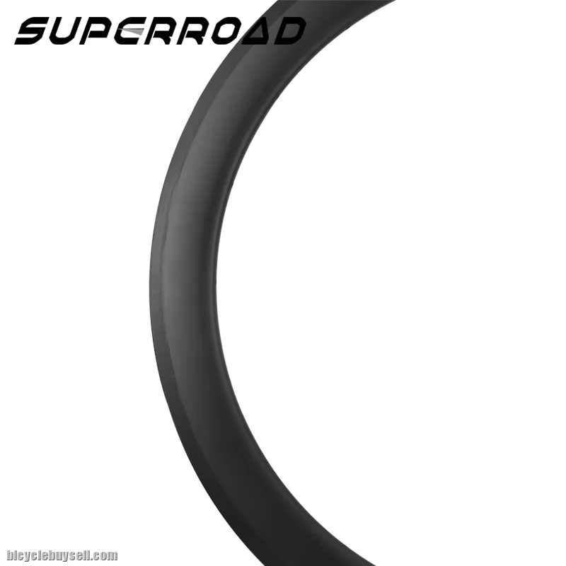 23mm Wide 50mm Deep Carbon 650c Rim Road Bike Tubular Rims