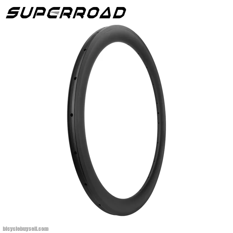 23mm Wide 50mm Deep Carbon 650c Rim Road Bike Tubular Rims