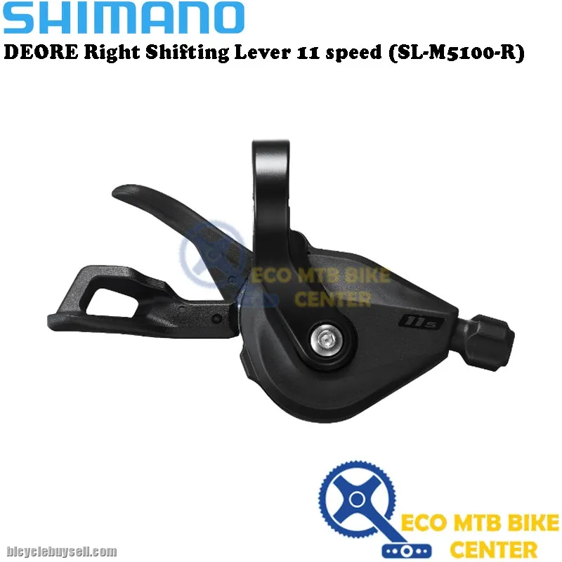 SHIMANO DEORE M5100 Series Rear Derailleur + Shifting Lever Set (RD-M5100-SGS)+(SL-M5100-R)
