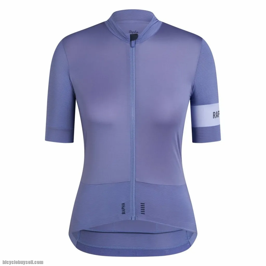 RAPHA WOMENâ€™S PRO TEAM JERSEY â€“ GREY BLUE AUTHENTIC