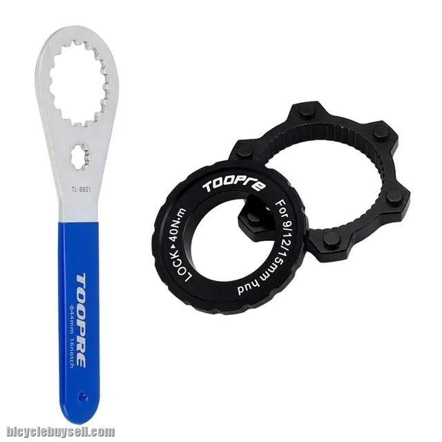 Toopre Bicycle Centerlock To 6-Hole Adapter Mountain Bike Hub Center Lock Conversio