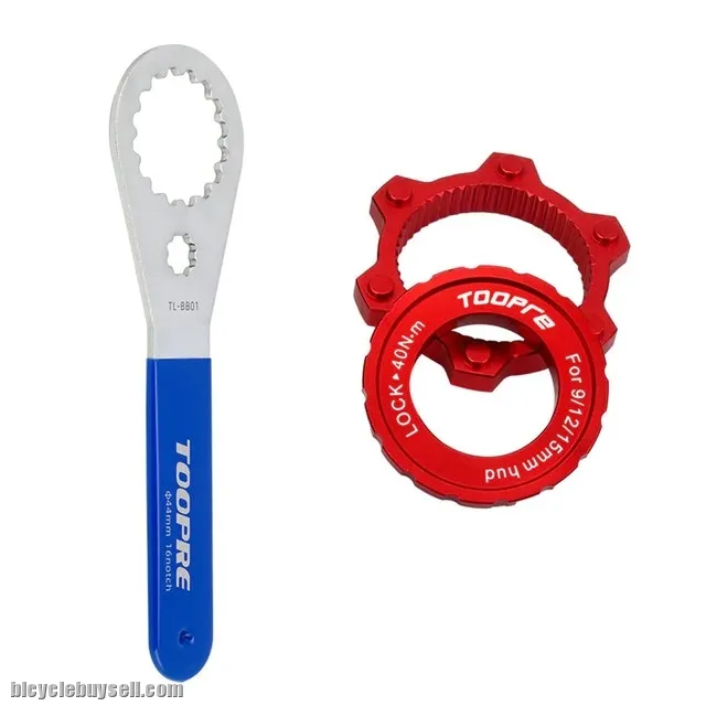 Toopre Bicycle Centerlock To 6-Hole Adapter Mountain Bike Hub Center Lock Conversio