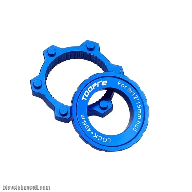 Toopre Bicycle Centerlock To 6-Hole Adapter Mountain Bike Hub Center Lock Conversio