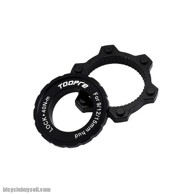 Toopre Bicycle Centerlock To 6-Hole Adapter Mountain Bike Hub Center Lock Conversio
