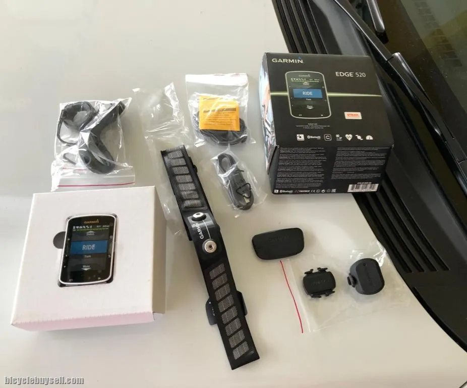 New Garmin 520 Full Bundle