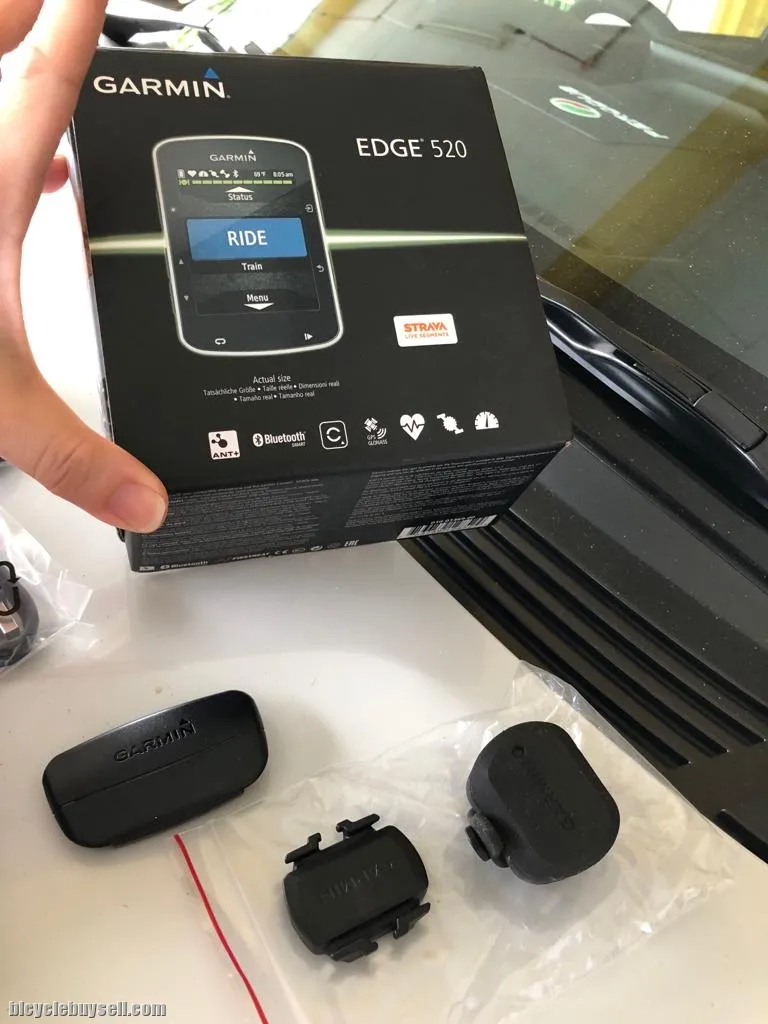 New Garmin 520 Full Bundle