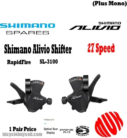 Shimano Alivio Shifter 3 x9  (M3100)