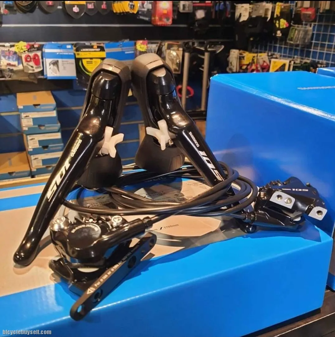 SHIMANO 105 R7020 SHIFTER + HOSE +DISC CALIPER