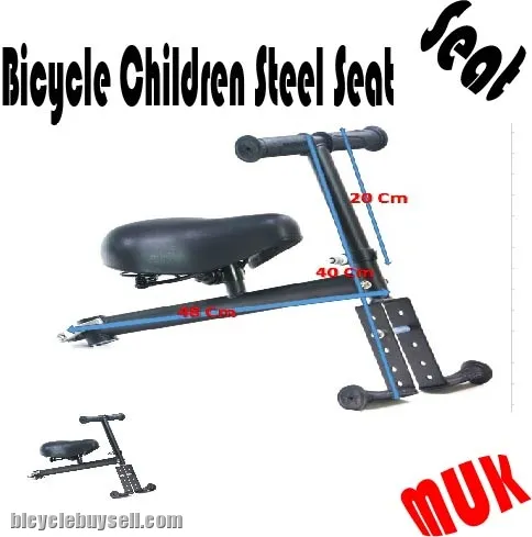 Bicycle Children Front Steel Seat
