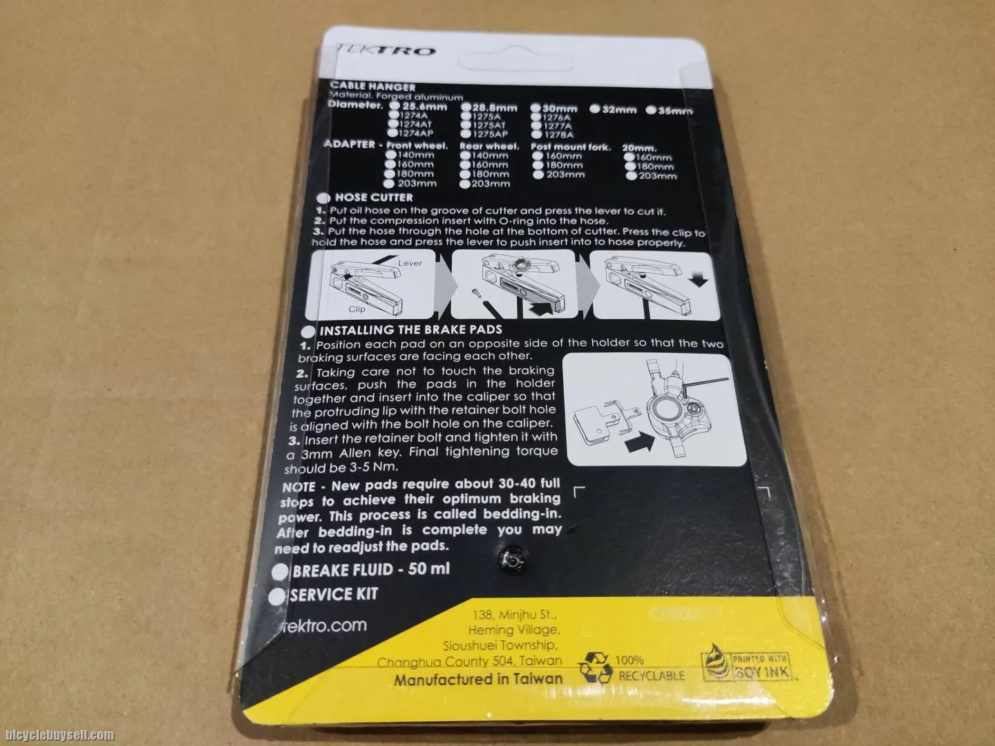 Tektro Hydrualic Olive Hose Kit Set