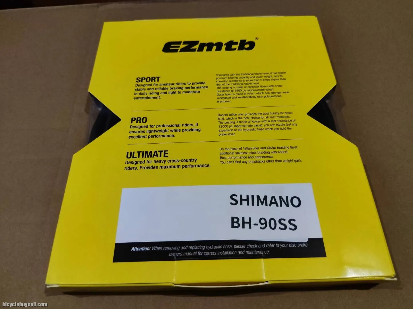 EzMtb Hydraulic Hose BH-90SB/90SS 1700mm For Shimano USE