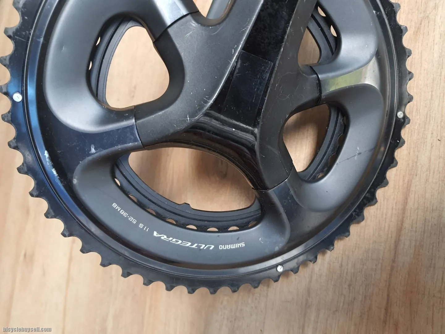 (SOLD)165mm 105+Ultegra 52 36 Crankset