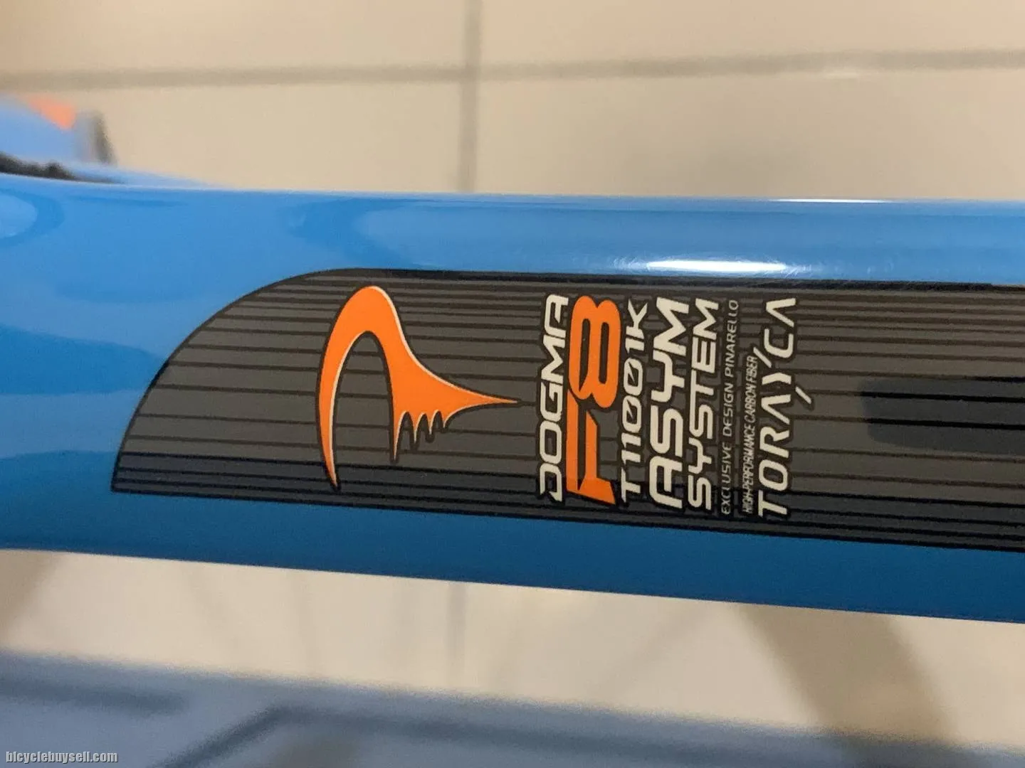Frame Pinarello F8 Sky Blue/Orange Limited Edition