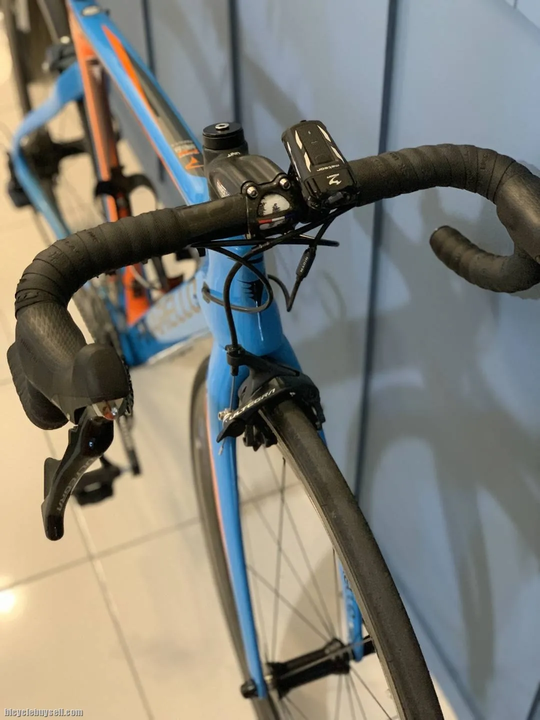 Frame Pinarello F8 Sky Blue/Orange Limited Edition