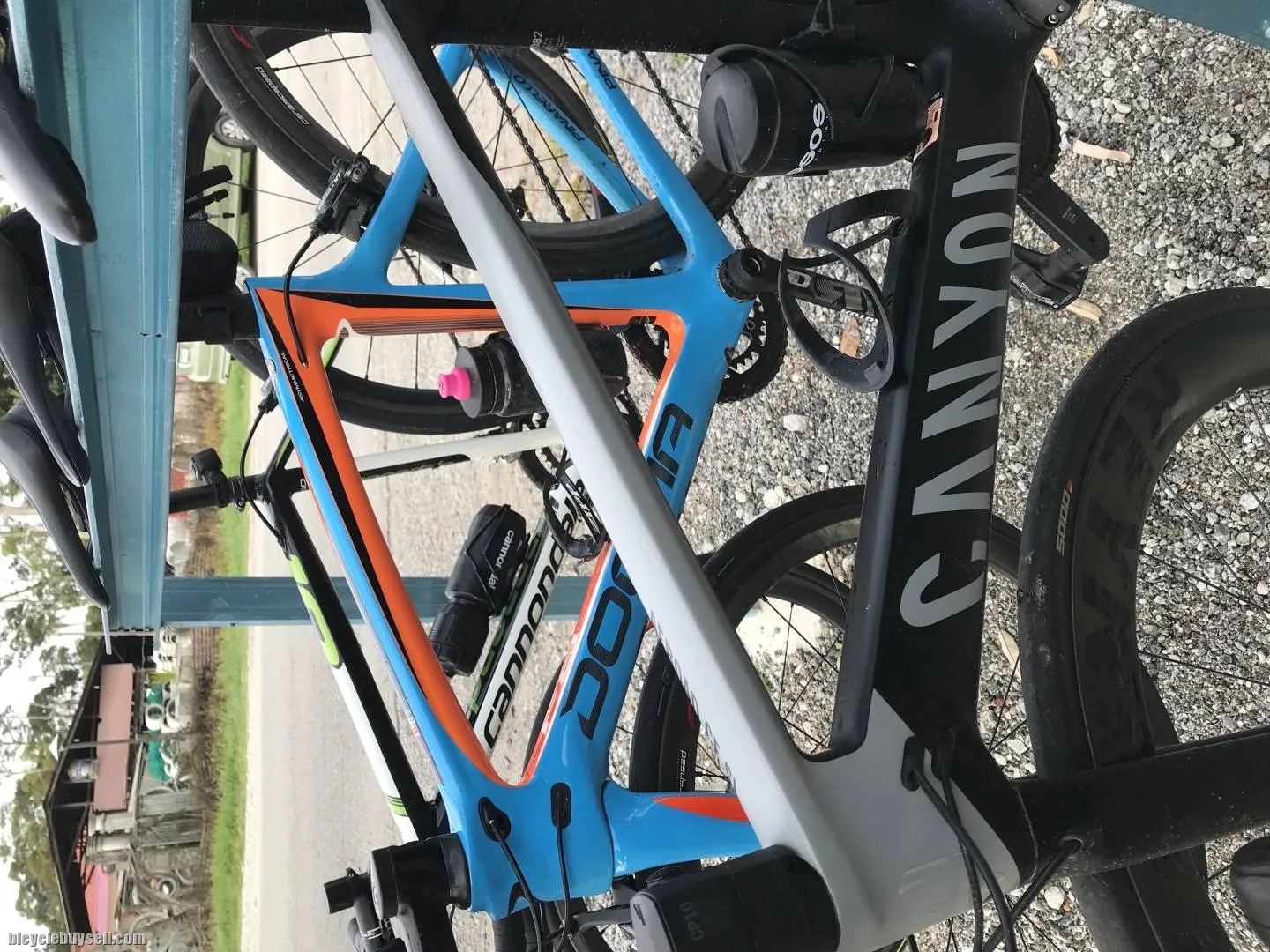 Frame Pinarello F8 Sky Blue/Orange Limited Edition