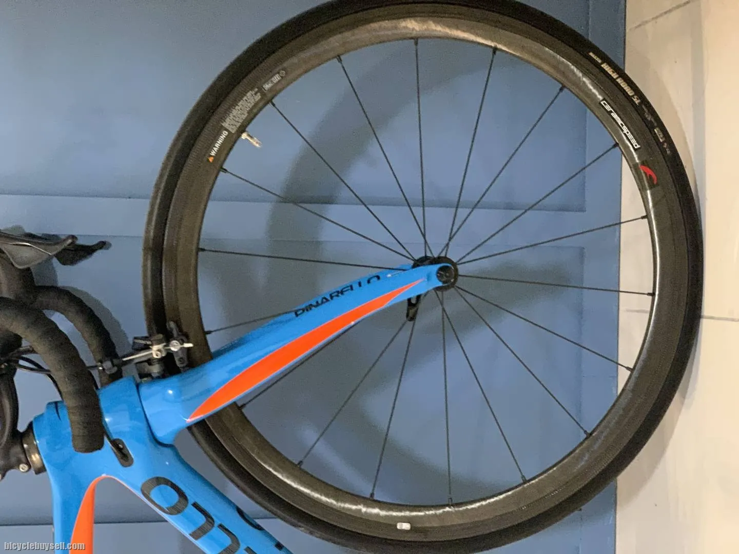 Frame Pinarello F8 Sky Blue/Orange Limited Edition