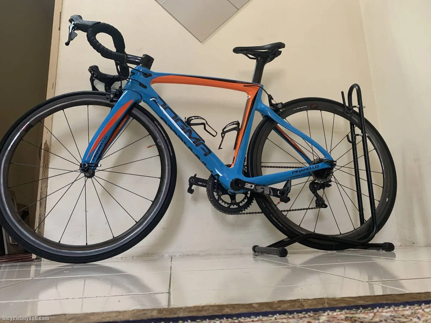 Frame Pinarello F8 Sky Blue/Orange Limited Edition