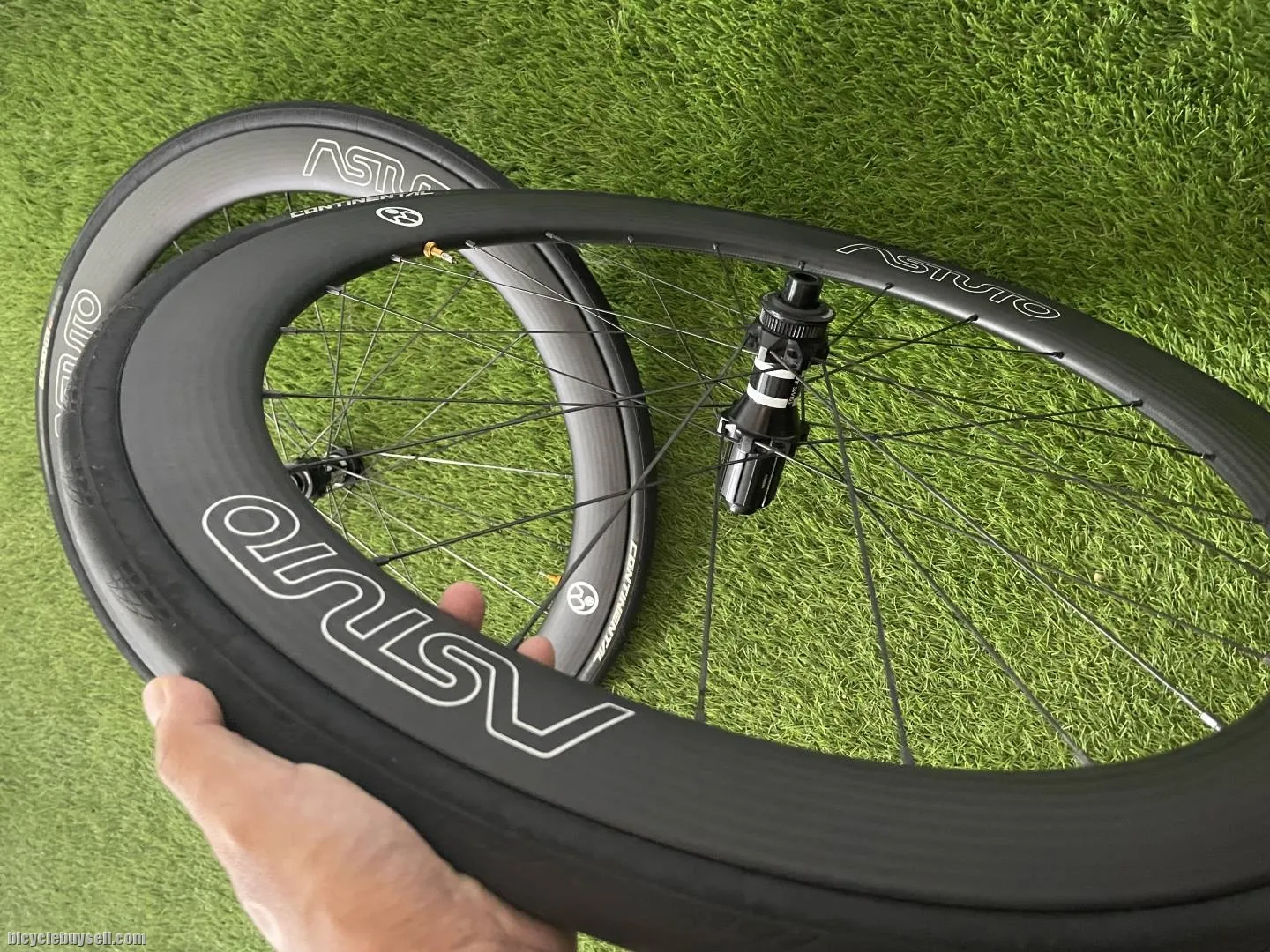 Sold Astuto EV55 Carbon 55mm disc brake wheelset