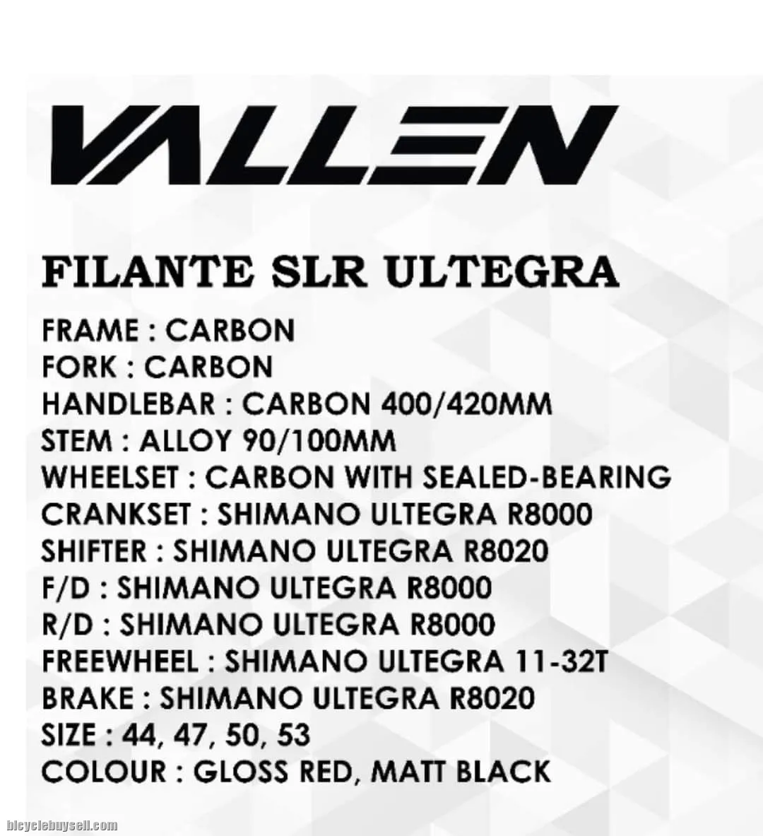 VALLEN FILANTE SLR