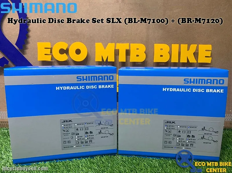 SHIMANO Hydraulic Disc Brake SLX (BL-M7100) + (BR-M7120) 4 Piston Disc Brake
