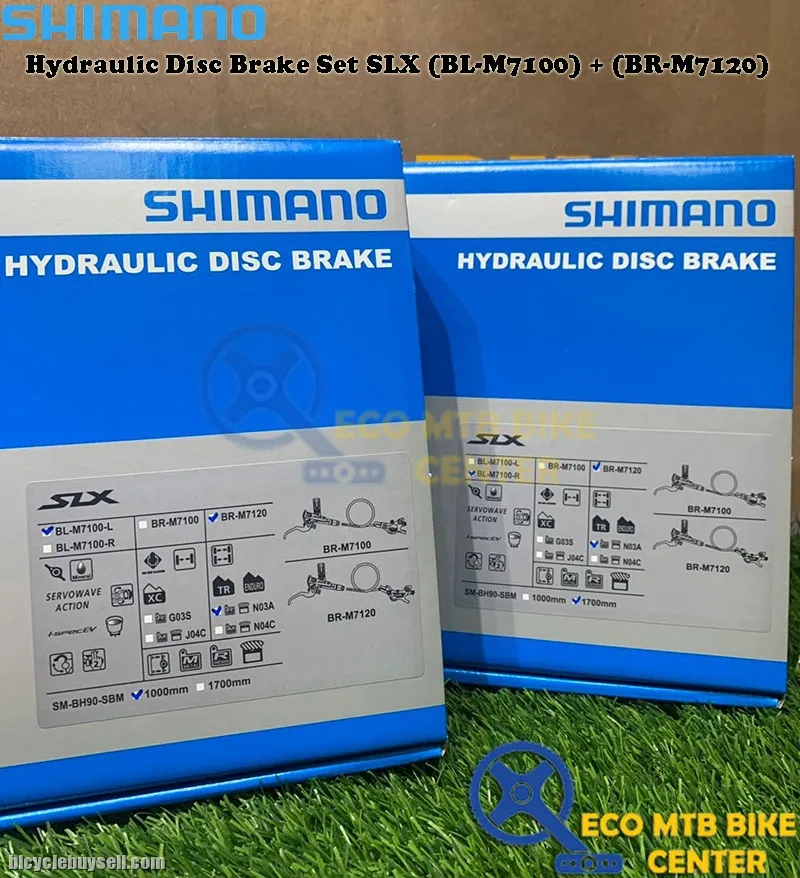 SHIMANO Hydraulic Disc Brake SLX (BL-M7100) + (BR-M7120) 4 Piston Disc Brake