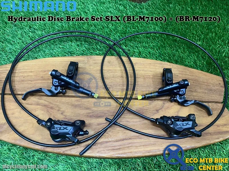 SHIMANO Hydraulic Disc Brake SLX (BL-M7100) + (BR-M7120) 4 Piston Disc Brake