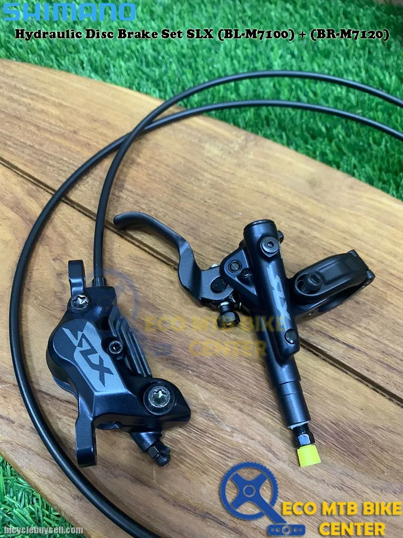 SHIMANO Hydraulic Disc Brake SLX (BL-M7100) + (BR-M7120) 4 Piston Disc Brake