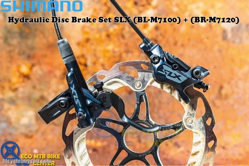 SHIMANO Hydraulic Disc Brake SLX (BL-M7100) + (BR-M7120) 4 Piston Disc Brake