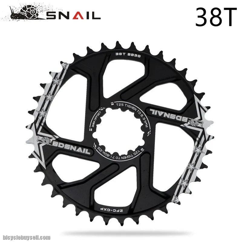 SNAIL Direct Mount Chainring For SRAM DUB GXP 6mm 3mm Boost